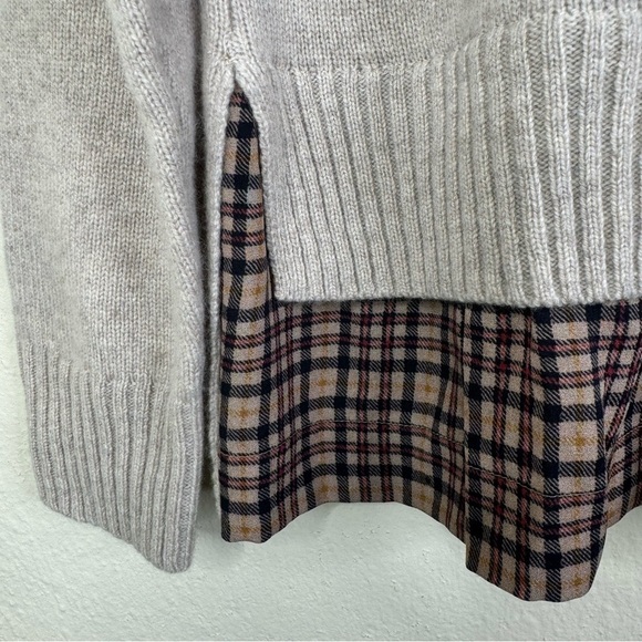 Joseph Elton Check Mate Sweater Wool Cashmere Medium - Picture 5 of 14